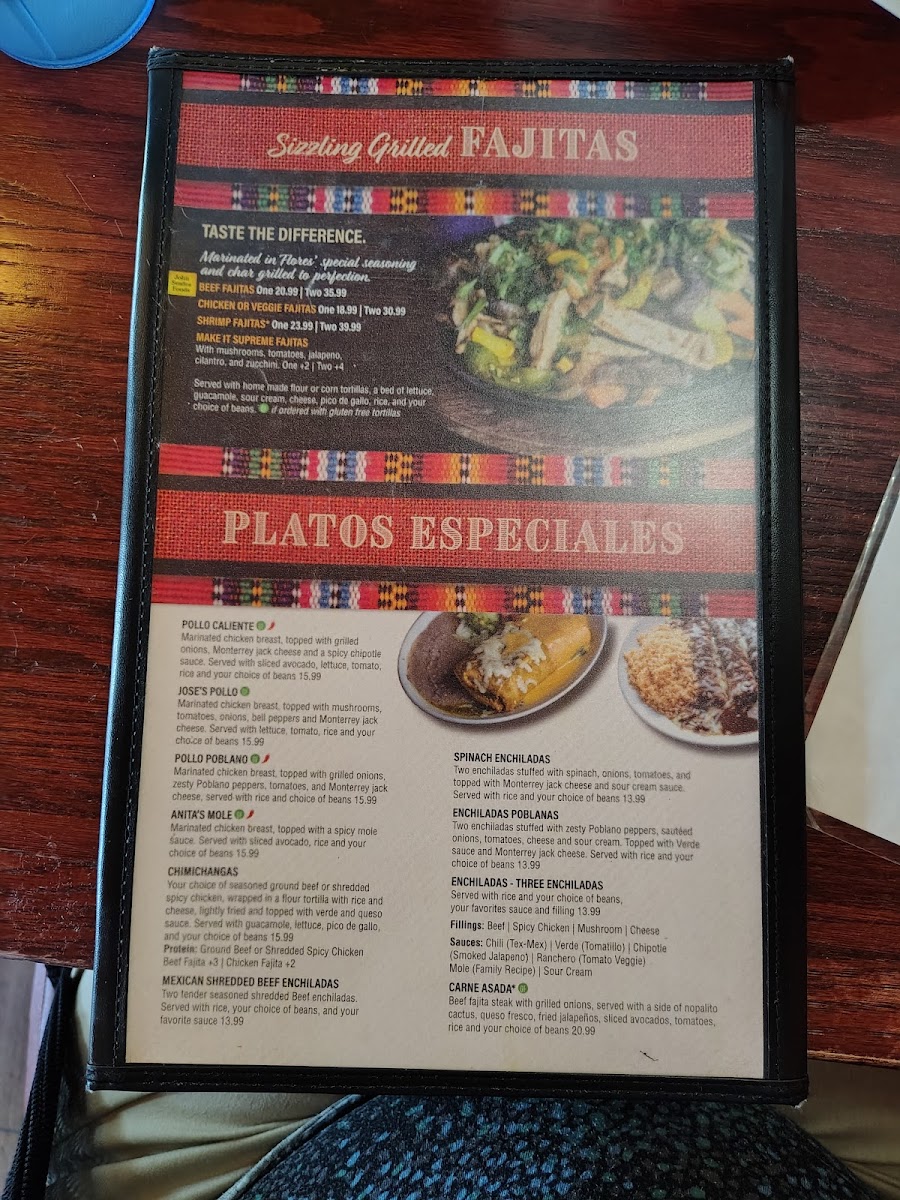 Menu Flores Mexican Restaurant-2