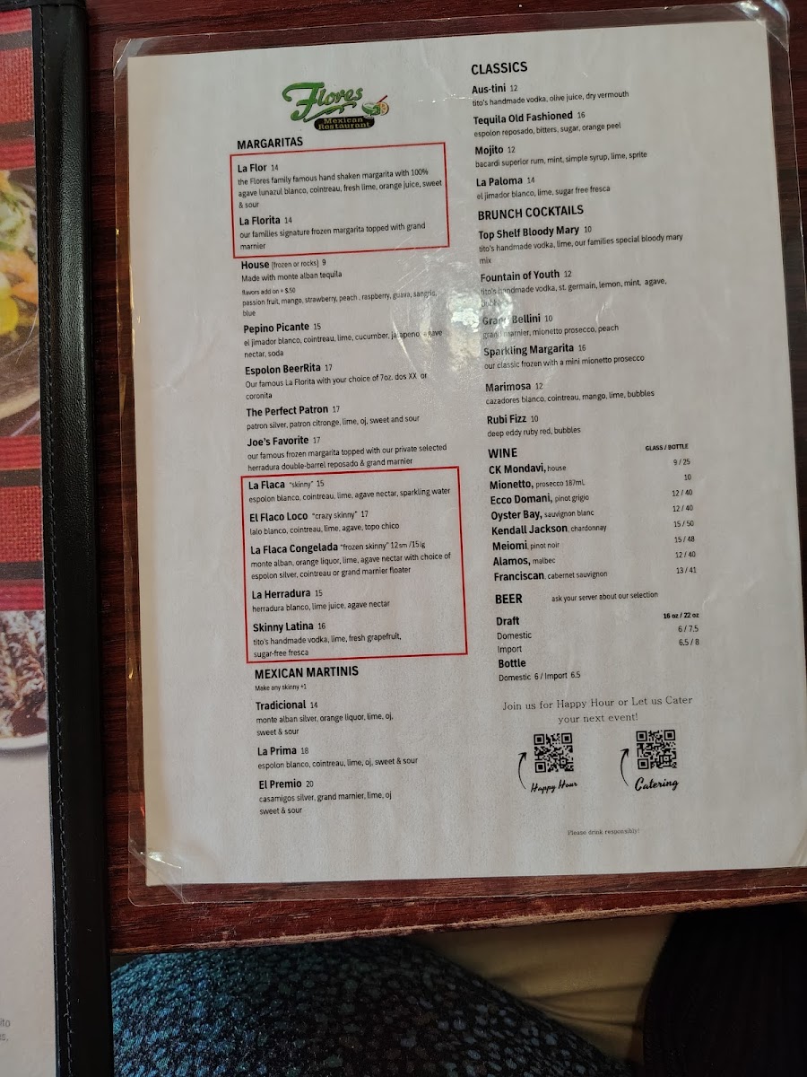 Menu Flores Mexican Restaurant-3