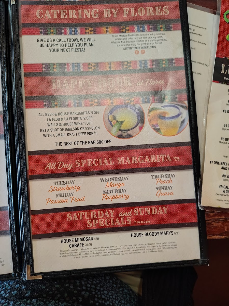 Menu Flores Mexican Restaurant-8